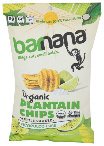 Organic Lime Plantain Chips