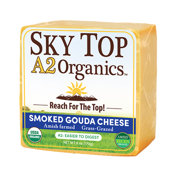 Sky Top A2 Smoked Gouda Cheese - 6 OZ