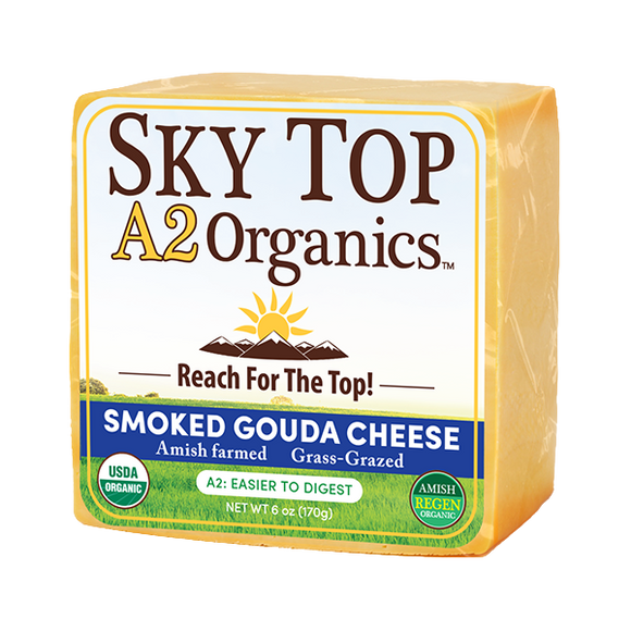Sky Top A2 Smoked Gouda Cheese - 6 OZ