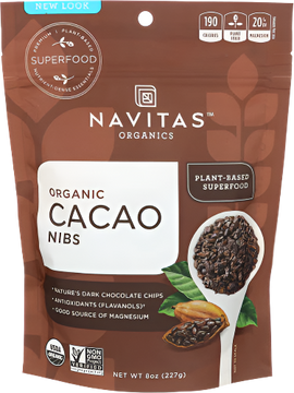 Organic Cacao Nibs - 8 OZ