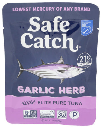 Garlic Herb Elite Wild Tuna - 2.6 OZ
