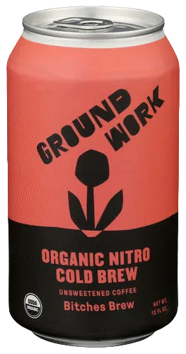 Groundwork Organic Nitro Cold Brew "Bitches Brew" - 12 FO