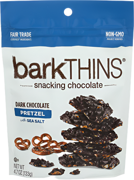 Barkthins Dark Chocolate Covered Pretzels - 4.7 OZ