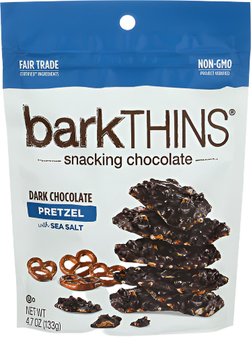 Barkthins Dark Chocolate Covered Pretzels - 4.7 OZ