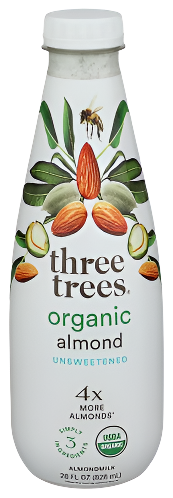 Three Trees Unsweetened Almond Milk - 28 OZ
