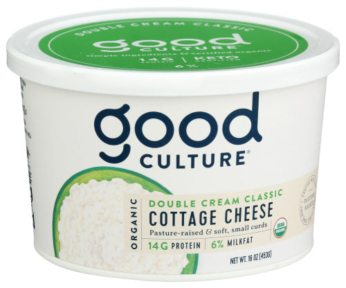 Organic Double Cream Classic Cottage Cheese - 16 OZ