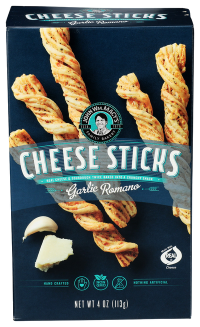Macys Garlic Romano Cheese Sticks - 4 OZ