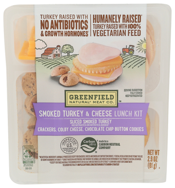 Greenfield Smoked Turkey & Cheese Kit - 2.9 OZ
