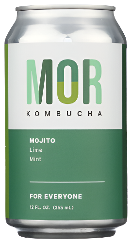 Mor Organic Mojito Lime Kombucha - 12 FO