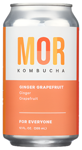 Organic Ginger Grapefruit Kombucha - 12 FO