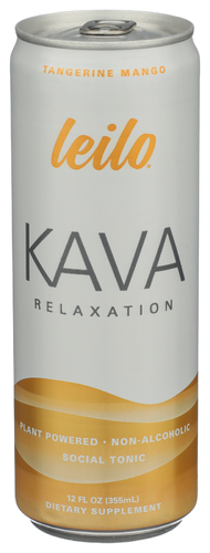 Leilo Tangerine Mango Relaxation Kava Mocktail - 12 FO