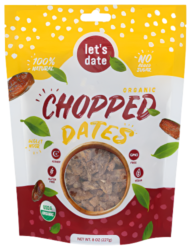 Organic Chopped Dates - 8 OZ