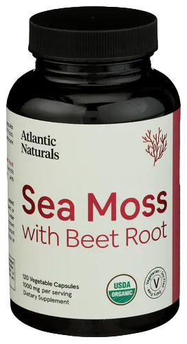 Atlantic Naturals Beet Root Sea Moss - 120 CAPS