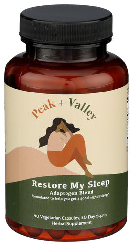 Peak & Valley Restore My Sleep Adaptogen Supplement - 60 EA