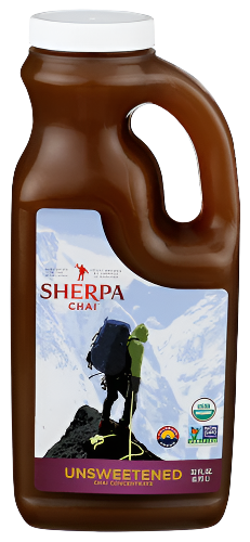 Sherpa Unsweetened Chai Concentrate - 32 FO