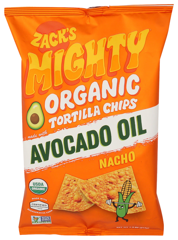 Zacks Mighty Nacho Tortilla Chips - 7.5 OZ