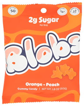 Blobs Orange Peach Gummies - 1.8 OZ