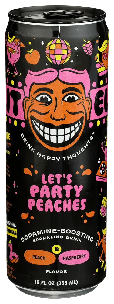 Illicit Elixirs Sparkling Lets Party Peaches - 12 FO