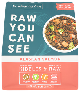 Freeze-Dried Raw Salmon Dog Food - 3 LB