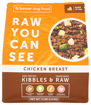 Freeze-Dried Raw Chicken Dog Food - 3 LB