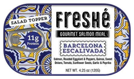 Freshe Barcelona Escalivada Salmon Meal - 4.25 OZ