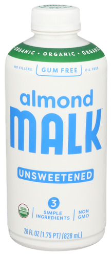 Organic Unsweetened Almond Milk - 28 FO