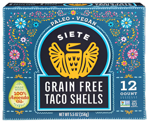 Grain Free Taco Shells - 5.5 OZ