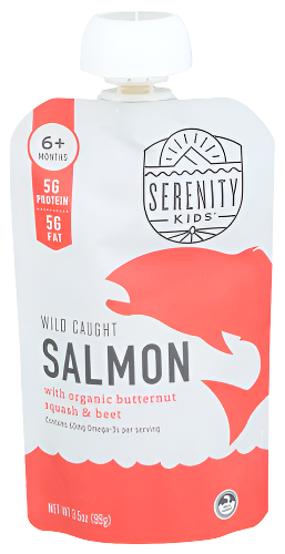 Salmon with Organic Butternut Squash & Beet Baby Food - 3.5 OZ