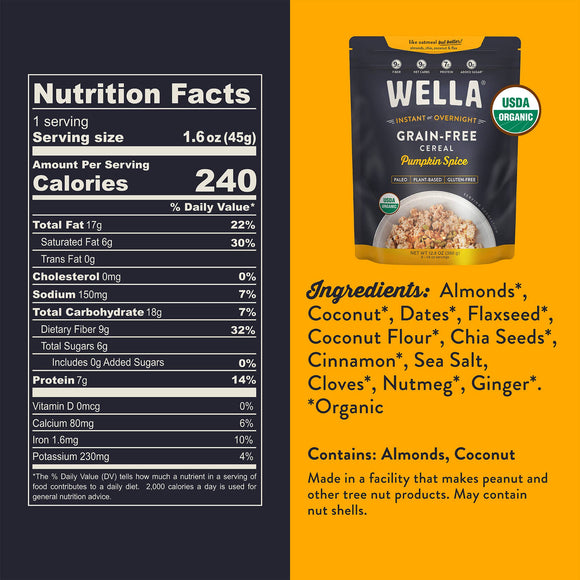 Grain-Free Cereal Pumpkin Spice Mutli-Serve Pouch