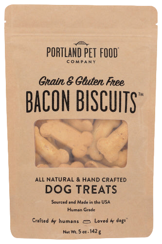 Portland Bacon Dog Biscuits - 5 OZ