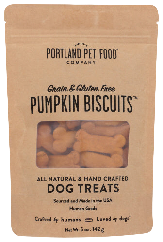 Portland Pumpkin Dog Biscuits - 5 OZ