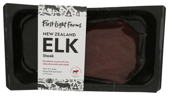 First Light Elk Leg Steak - 6 OZ