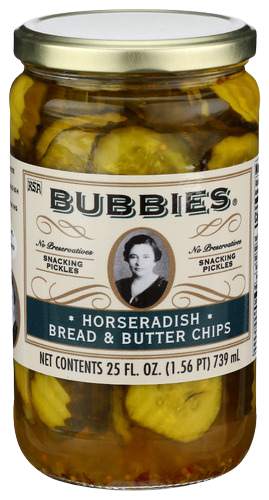 Horseradish Bread & Butter Pickle Chips - 25 FO