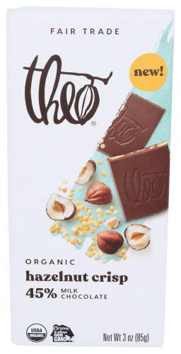Organic Hazelnut Crisp Bar - 3 OZ
