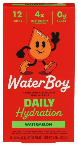 Waterboy Watermelon Hydration Packets - 10 PKT