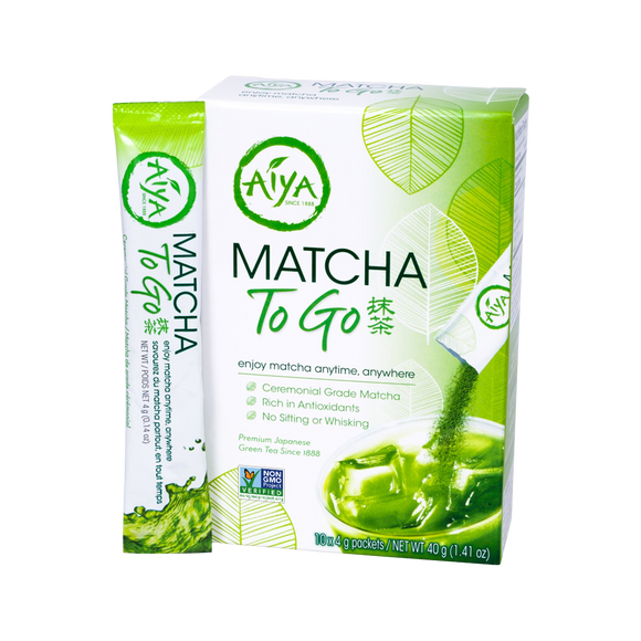 Aiya Matcha to Go Sticks - 10 CT