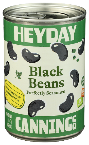 Heyday Black Beans - 15 OZ