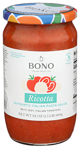 Bono Ricotta Italian Pasta Sauce - 24 OZ