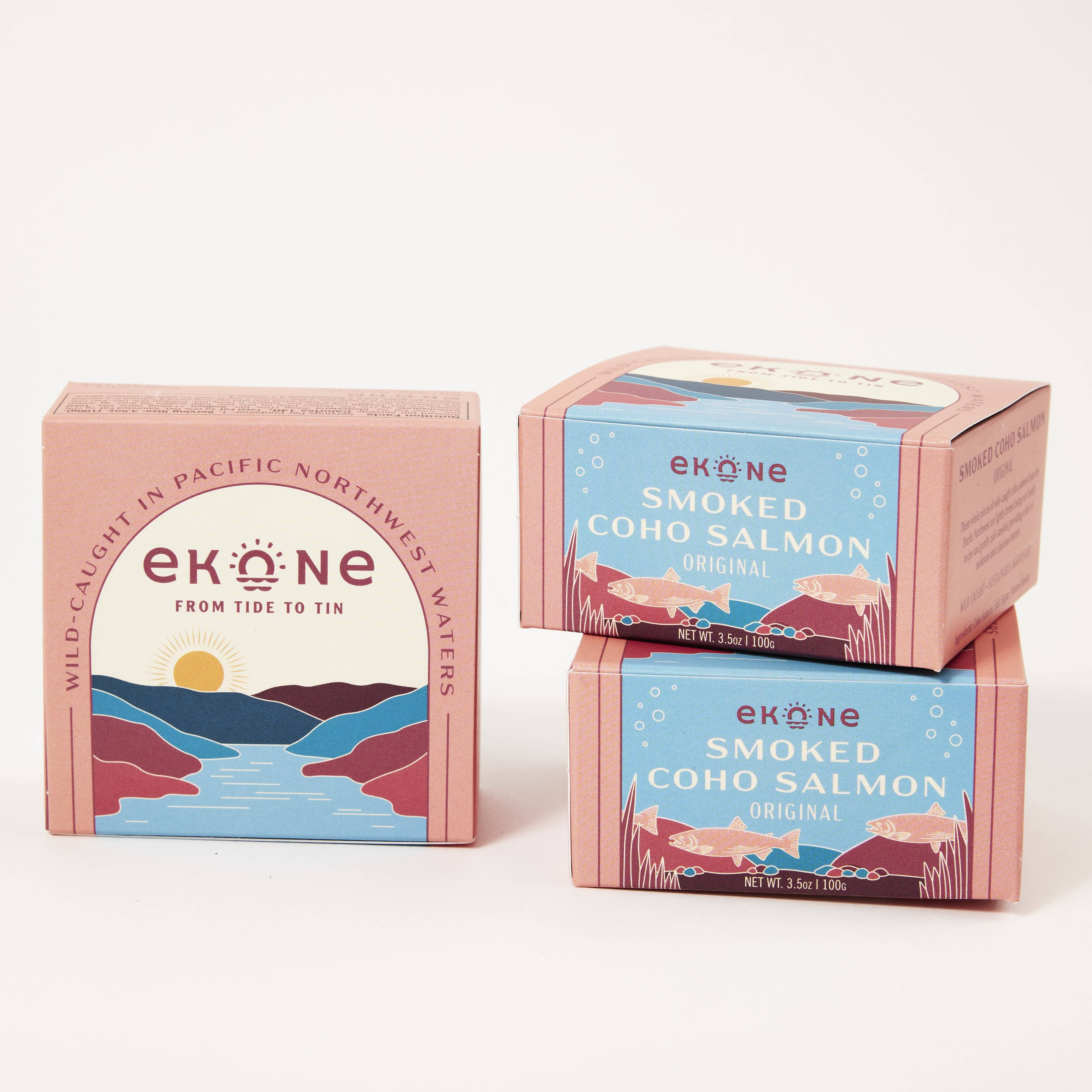 EKONE Smoked Coho Salmon - 3.5 OZ