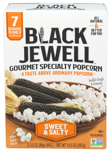 Black Jewell Sweet & Salty Microwave Popcorn - 3 CT