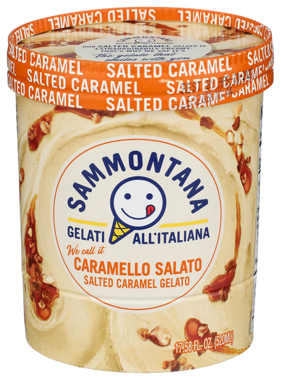 Sammontana Salted Caramel Gelato - 17.58 OZ