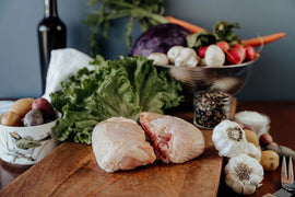 Pasture-raised Bone-In, Skin-On Chicken Breast - 1.75 LB