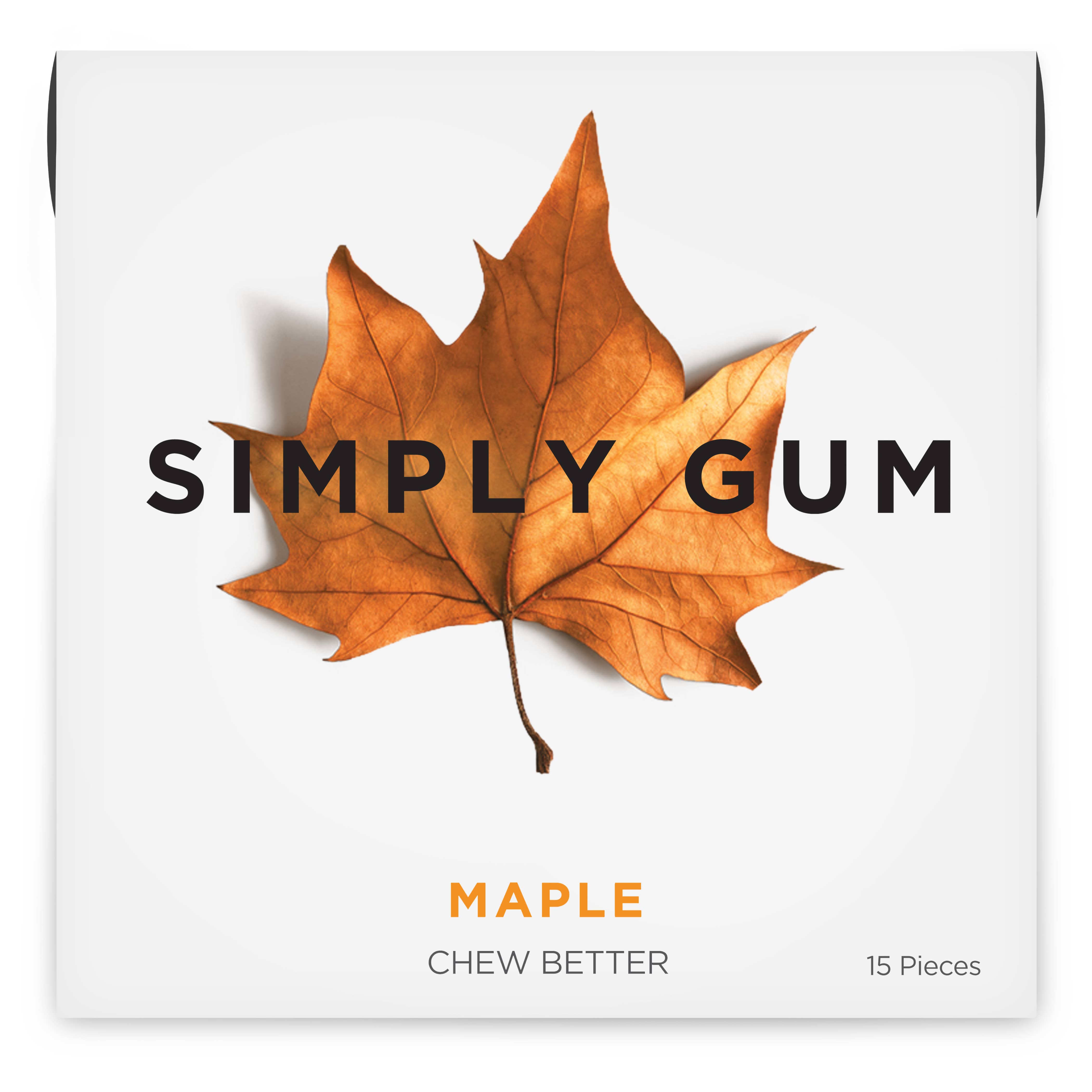 Maple Natural Chewing Gum - 15 PC