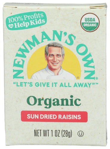 Newmans Organic Sundried Raisins - 6x1 OZ