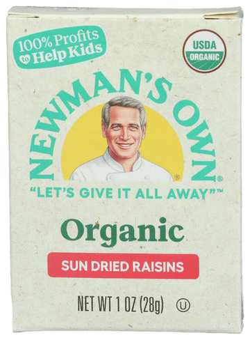 Newmans Organic Sundried Raisins - 6x1 OZ