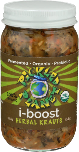 Pickled Planet I-Boost Herbal Sauerkraut- 16 OZ