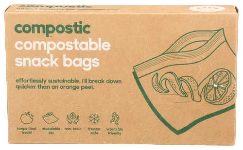 Compostic Snack Bags - 25 EA