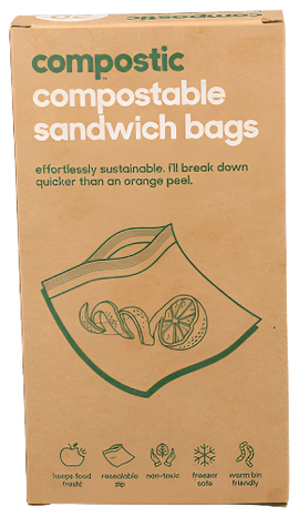 Compostable Sandwich Bags - 20 EA