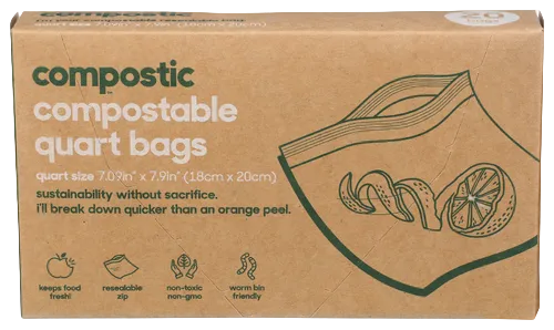 Compostic Quart Bags - 20 EA