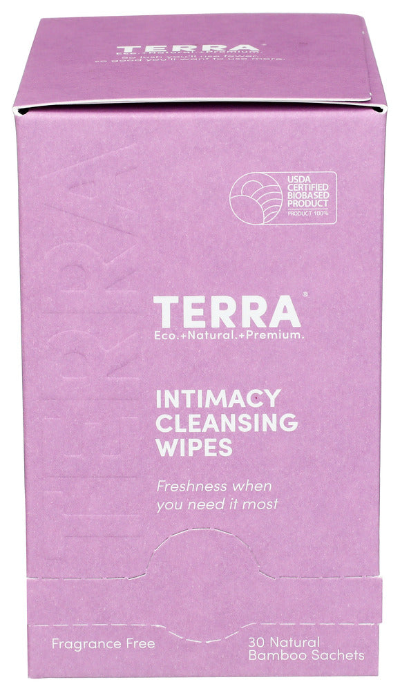 Terra Intimate Cleansing Wipes - 30 EA